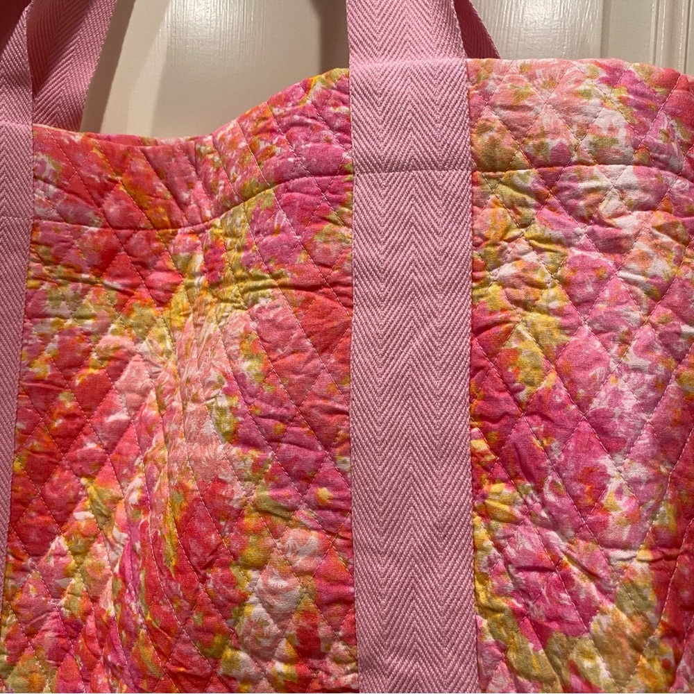 Love Shack Fancy Cyndi Tote Swaying Coral - Picture 6 of 6